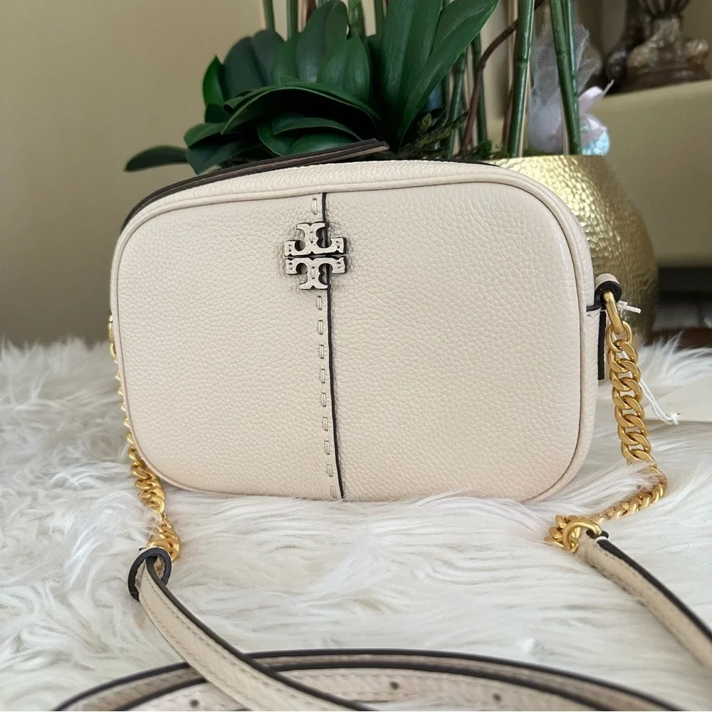 Tory Burch Leather Crossbody McGraw Camera Bag